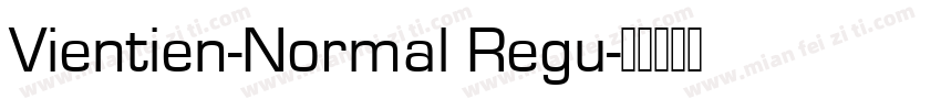 Vientien-Normal Regu字体转换